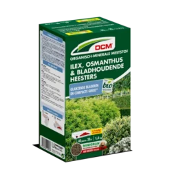 DCM Meststof Ilex, Osmanthus & Bladhoudende Heesters 3 KG